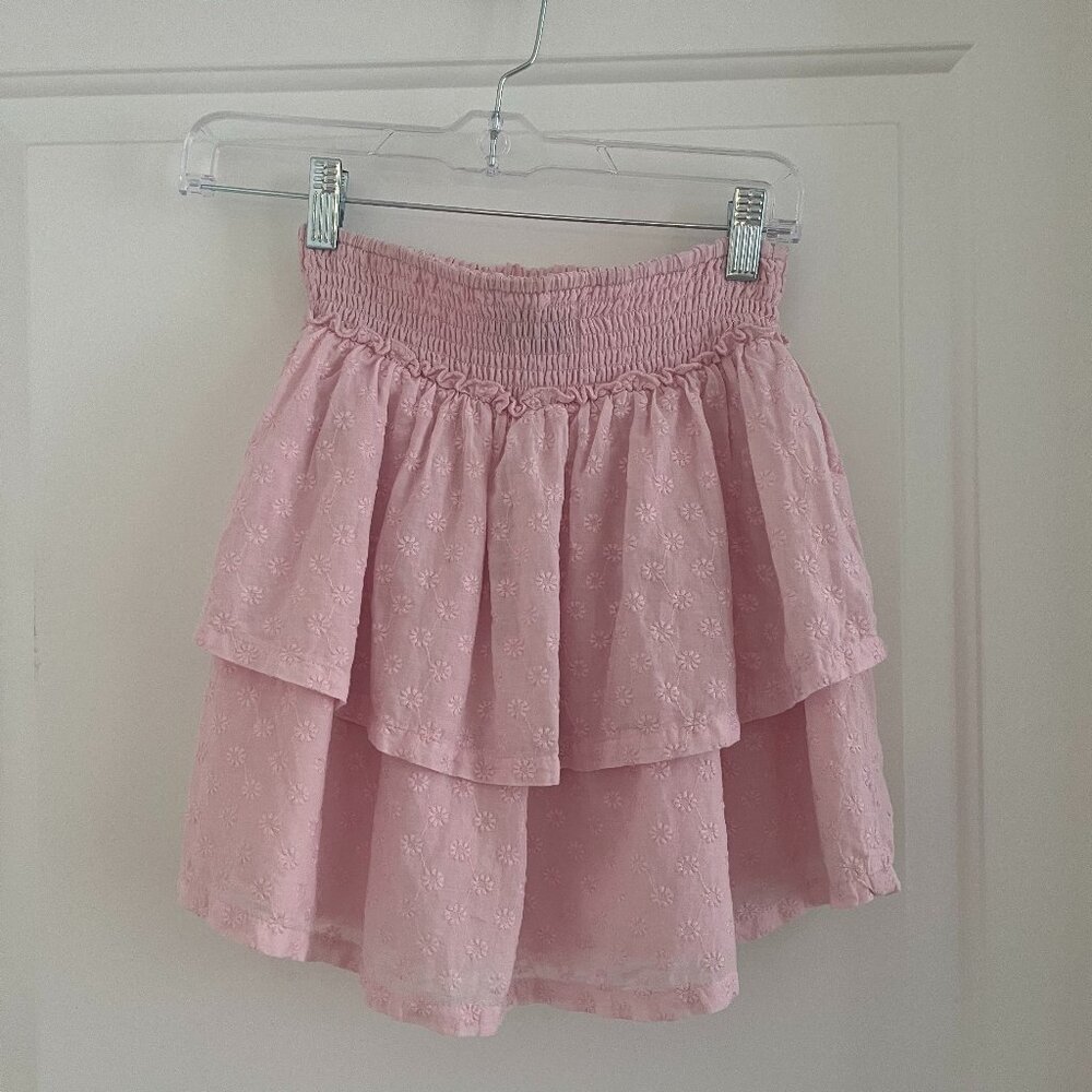 Light Pink Hollister Mini Skirt